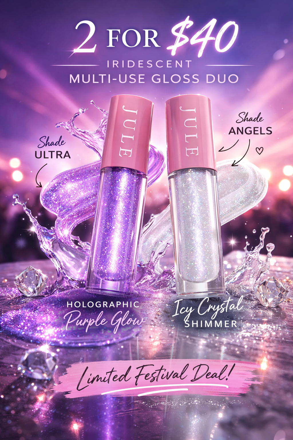 ANGEL ACCESS DUO - 2 for $40 - JULE LIP GLOSS