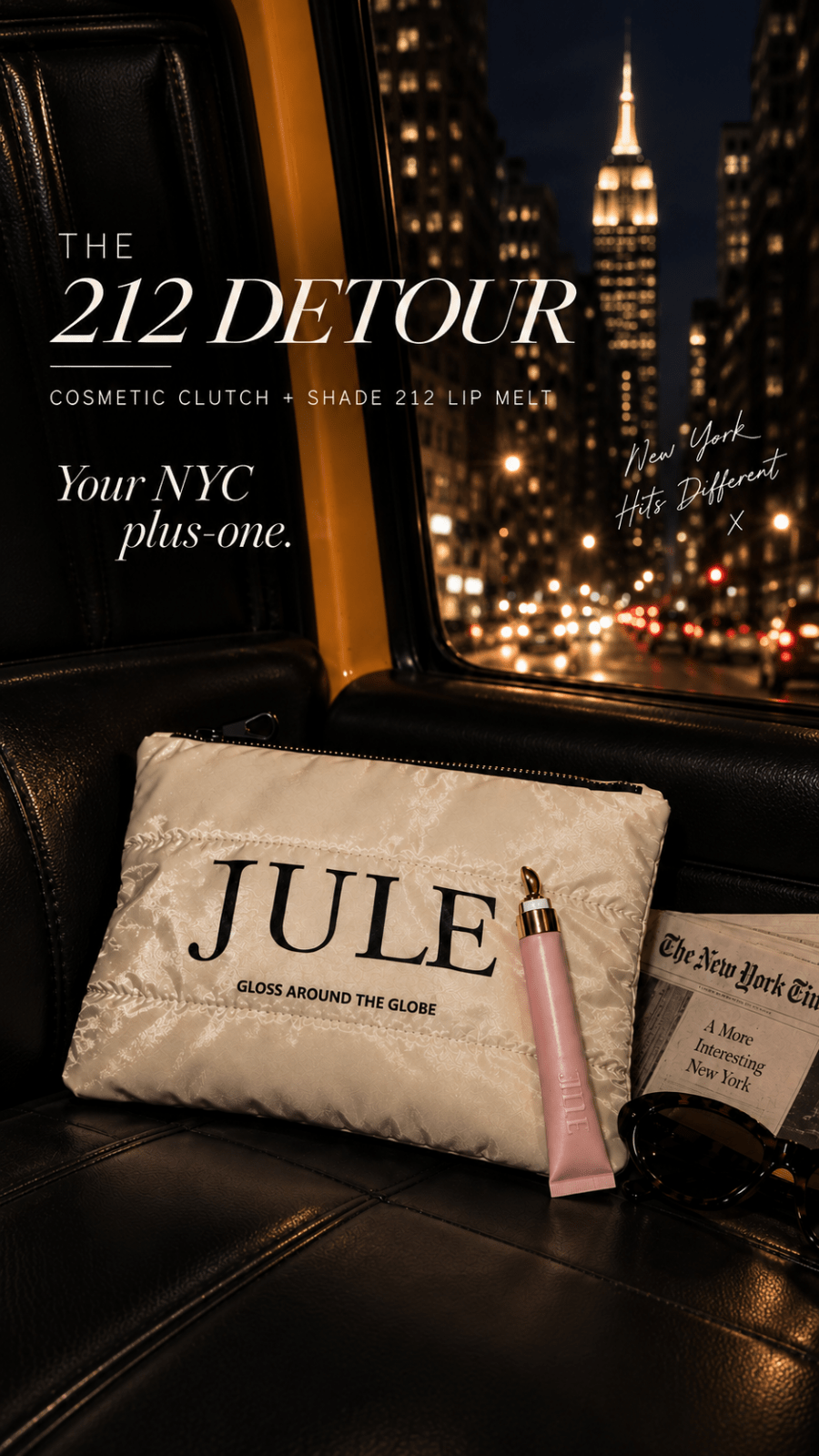 JULE Avenue: The Detour Edit - Clutch + Lip Melt - JULE LIP GLOSS