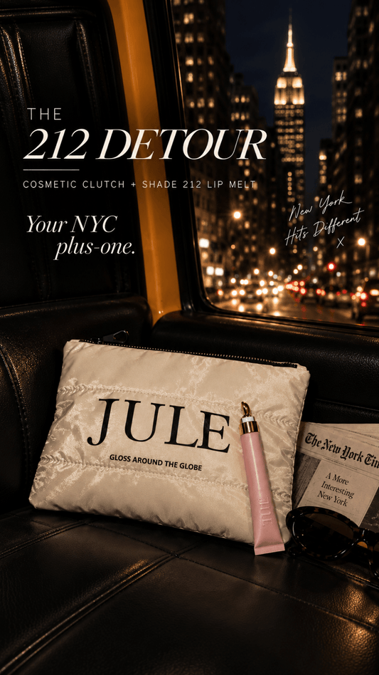 JULE Avenue: The Detour Edit - Clutch + Lip Melt - JULE LIP GLOSS