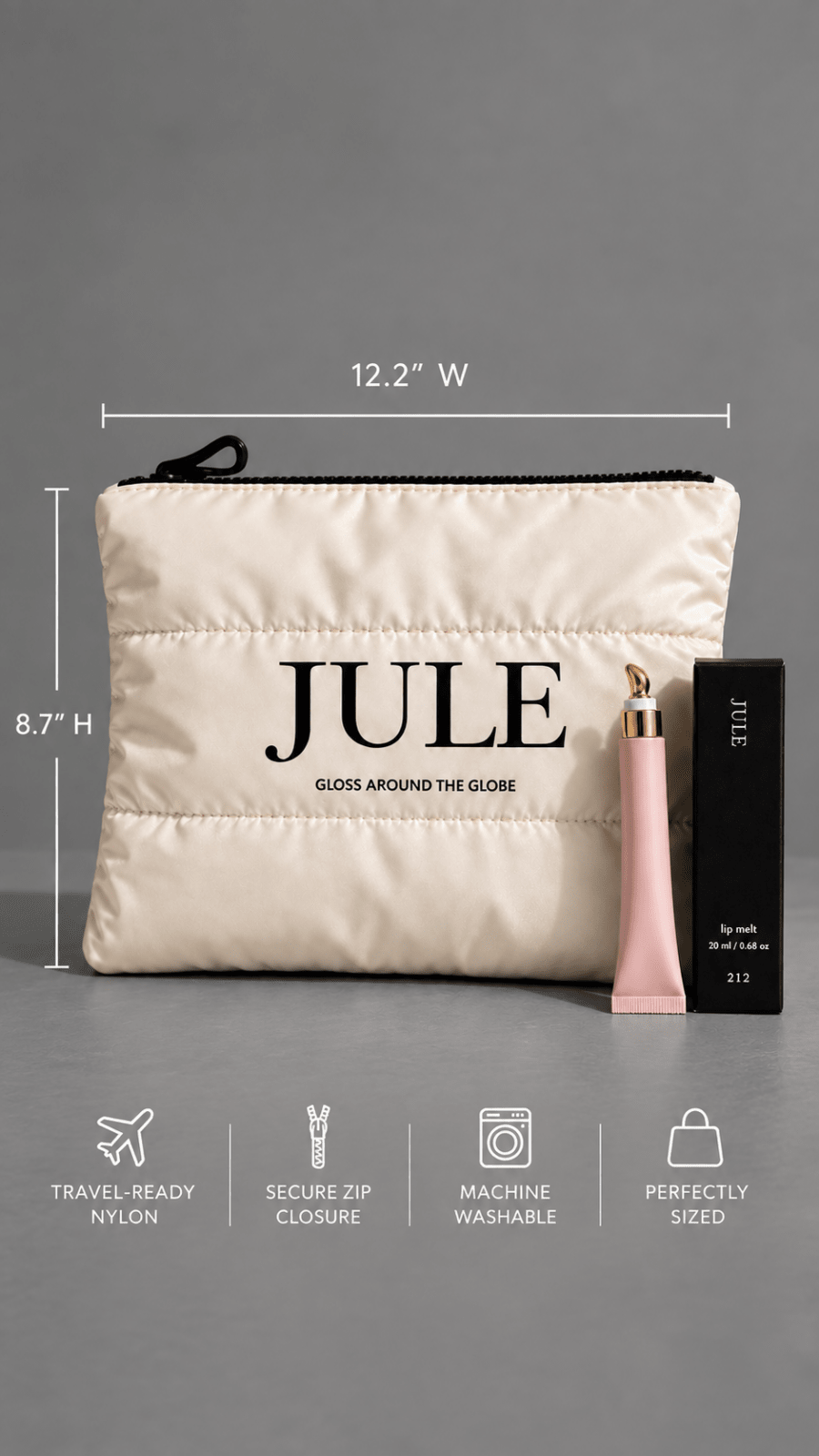 JULE Avenue: The Detour Edit - Clutch + Lip Melt - JULE LIP GLOSS