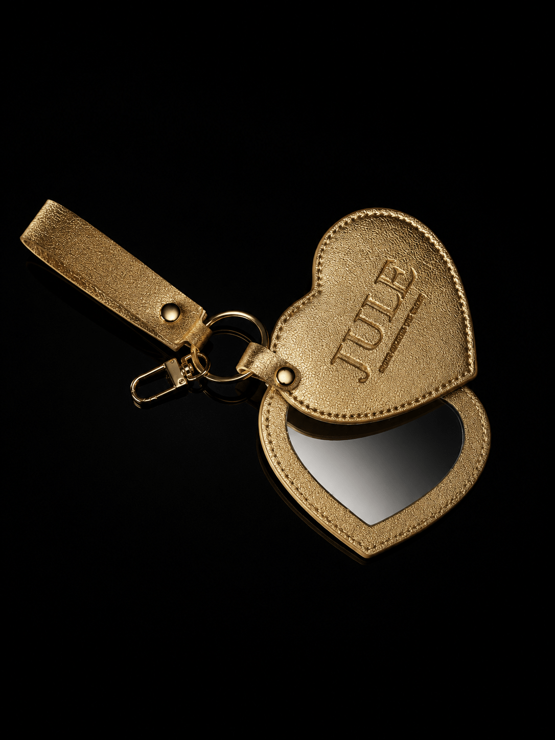 JULE Gold Signature Mirror Keychain - JULE LIP GLOSS