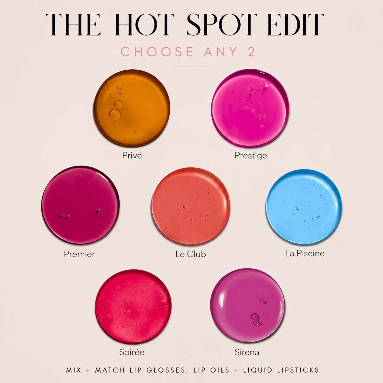 The Hot Spot Edit - Choose Any 2 - JULE LIP GLOSS